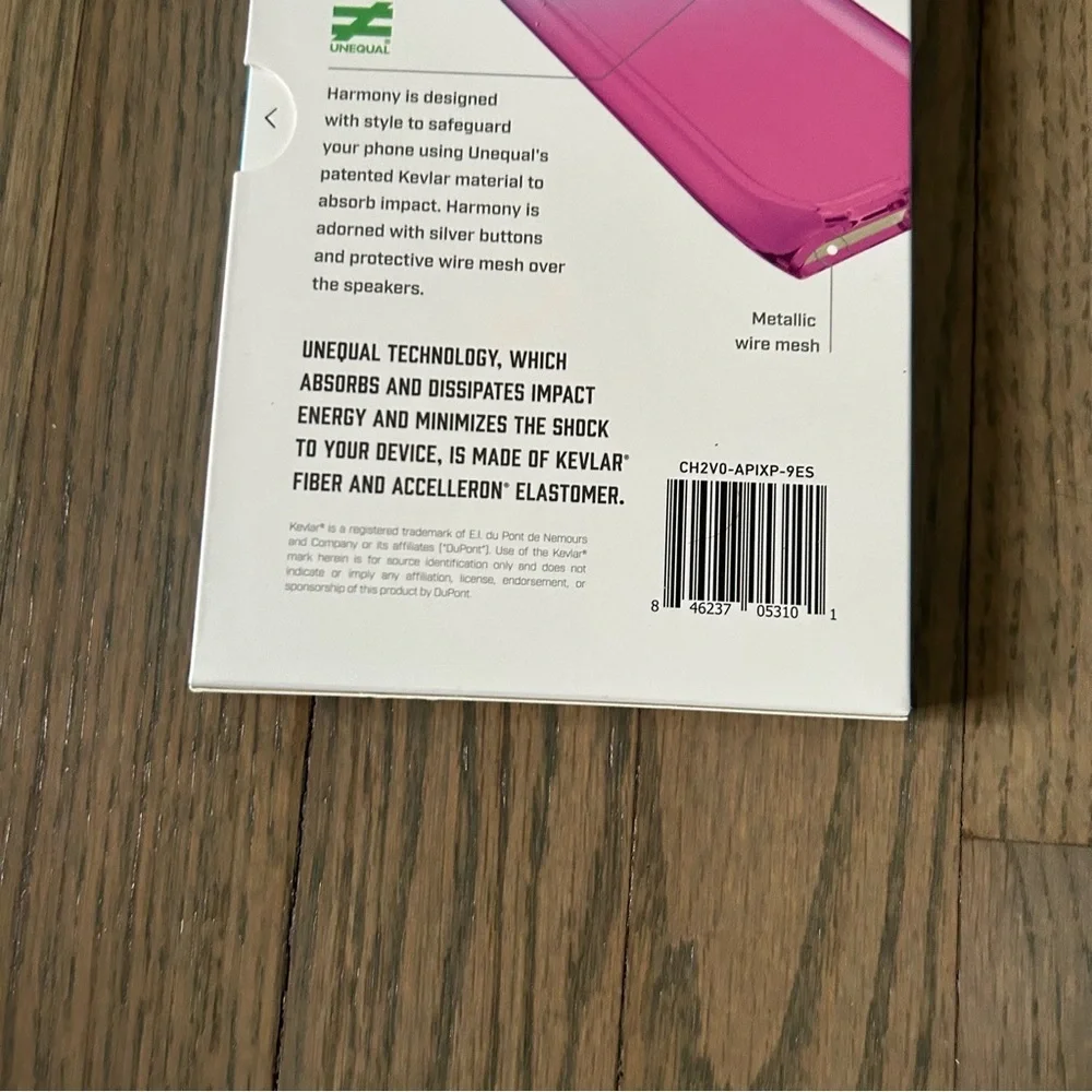 Bodyguardz harmony Ombré Blue Pink metallic buttons case iPhone XS Max - Picture 8 of 9